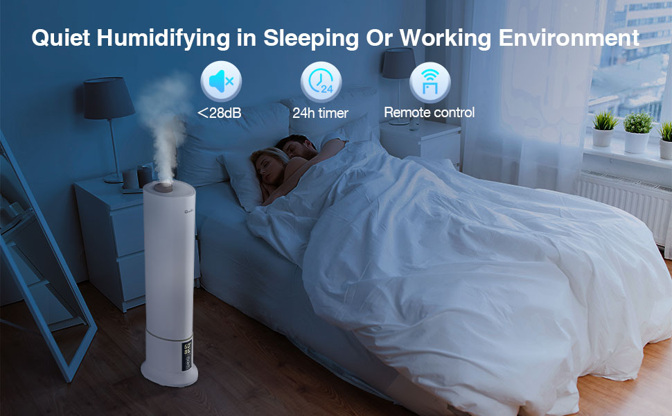 Grelife 9L/2.38Gal Large Humidifiers for Bedroom Large Room