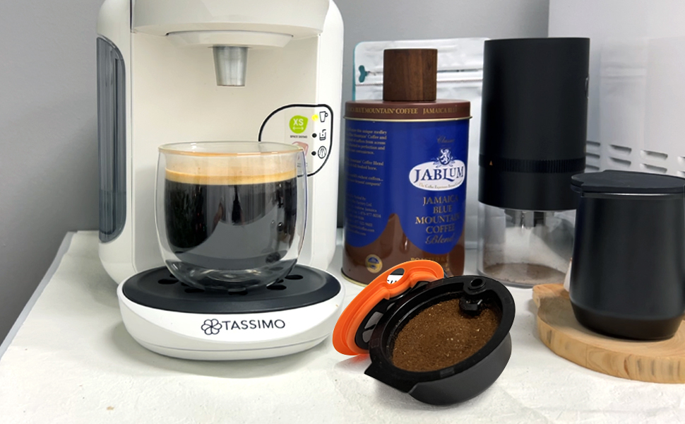 NOTSEK Tassimo Reusable Pods, Reusable Tassimo Pods for Bosch Tassimo