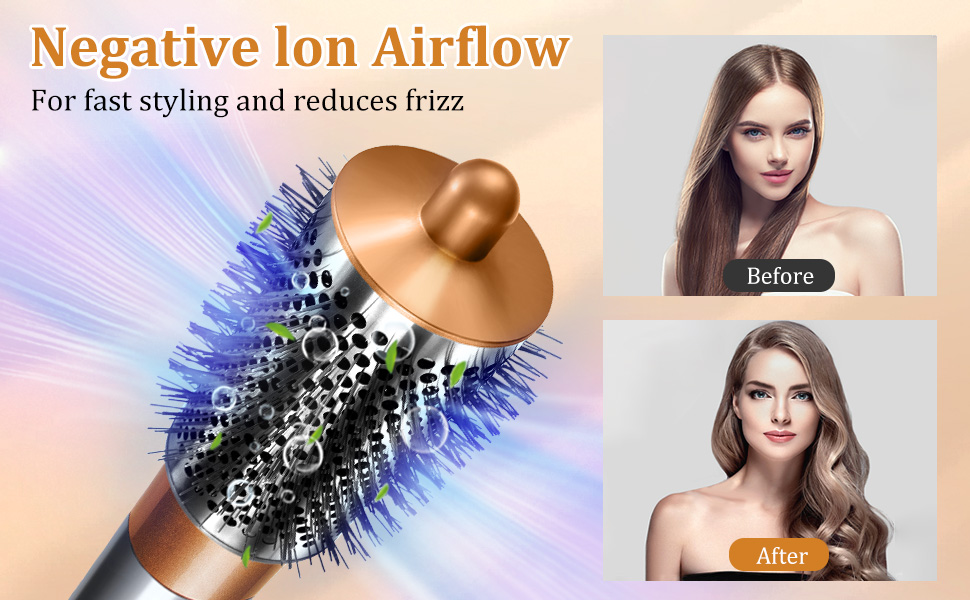 Opgewaardeerde grote ronde volumizing borstel voor Dyson Airwrap HS05/HS01 Multi-Styler