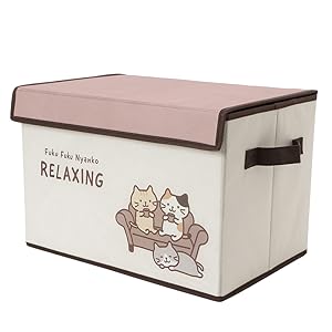 にゃんにゃんにゃんこ　フタ付収納ボックス　ウォールポケット　イエロー　完売品 にゃんにゃんにゃんこ フタ付収納ボックス ウォールポケット
