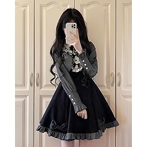 Amazon.co.jp: [トクとユウ] 制服 ロリータワンピース