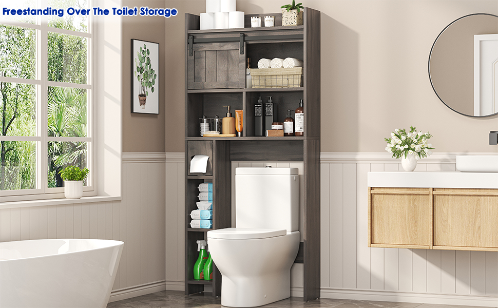 over toilet storage