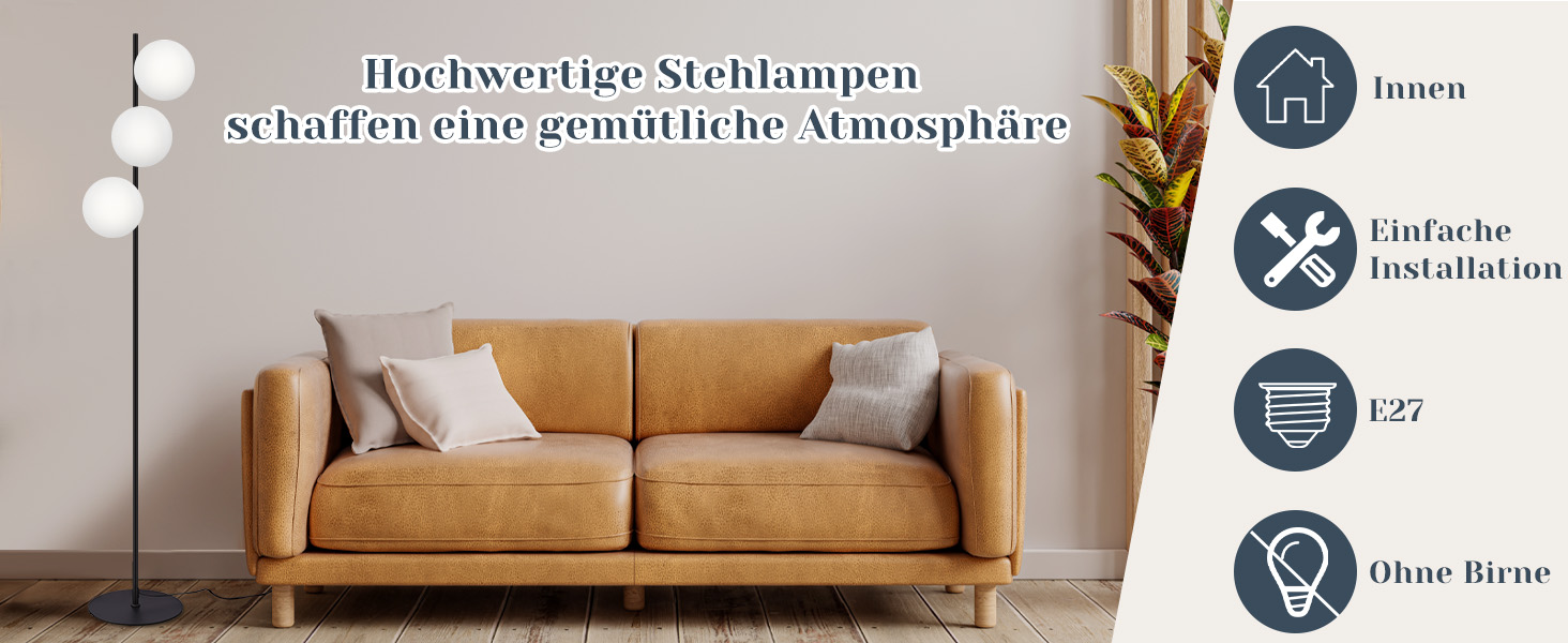 stehleuchte 3 flammig