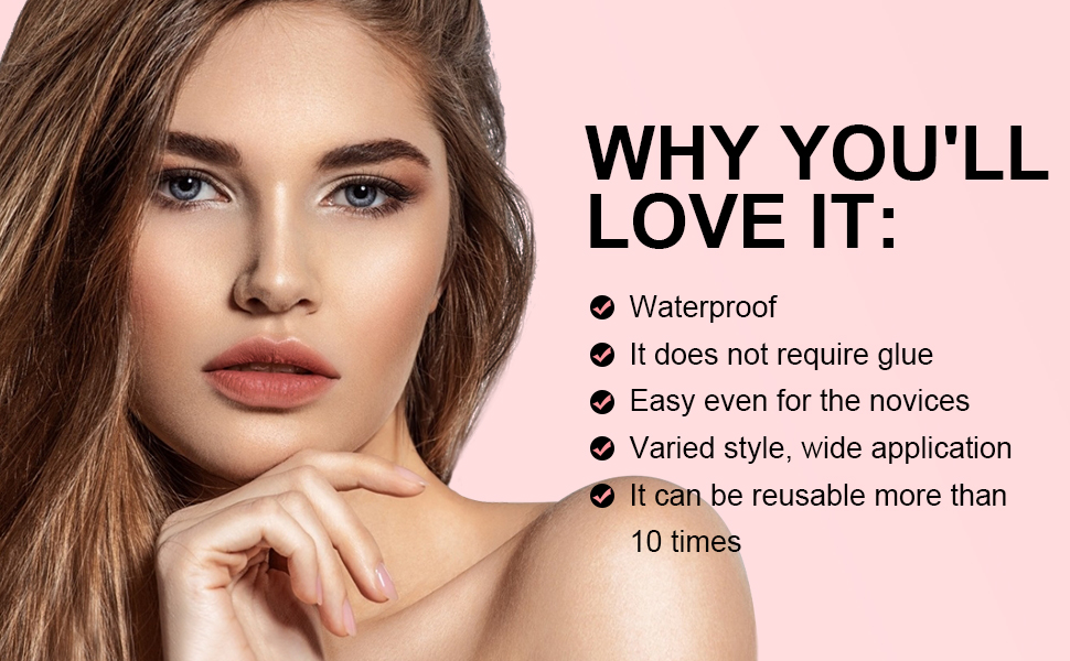 magnetic waterproof reusable eyelashes