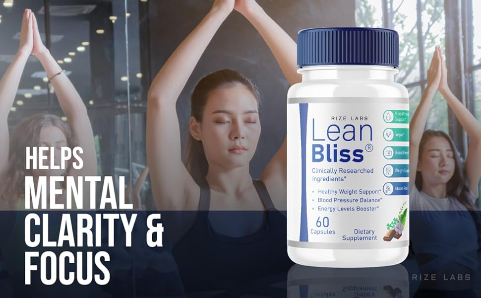 (5 Pack) Lean Bliss Weight Loss Pills, Lean Bliss Fat Burning Formula, LeanBliss