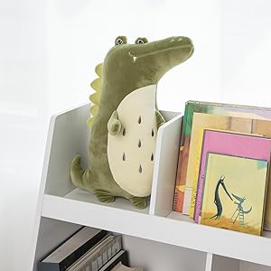 SoBuy Children Kids Bookcase Book Shelf Storage Display Rack Organizer Holder,KMB19-W 17 KMB19-W