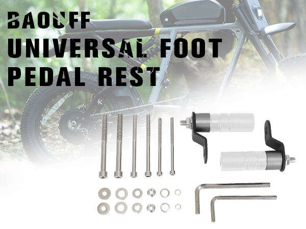 Amazon.com: BAOUFF Foot Pegs for Super 73,CNC 7075 Aluminum