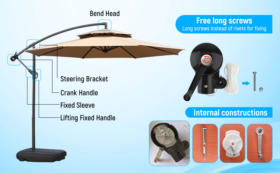 Bothyi Patio Umbrella Accessories, Outdoor Umbrella