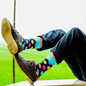 bright color socks