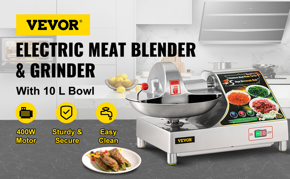 VEVOR Meat Blender and Grinder Electric, 400W Meat Chopper