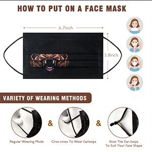 disposable face masks for men