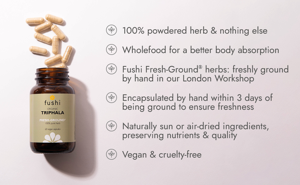 triphala capsules natural health ayurvedic herbal tablets digestion