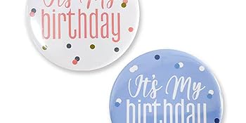 It's My Birthday Button