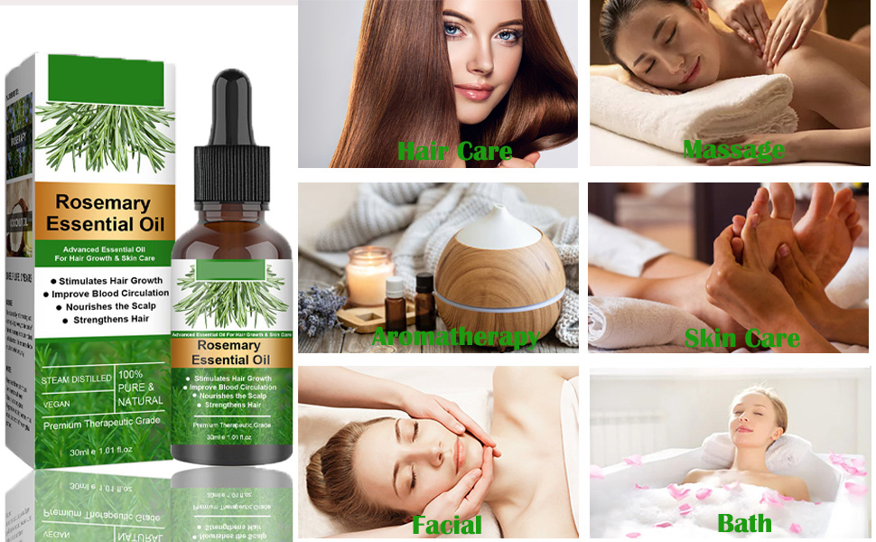 Rosemary Oil for Hair Growth & Skin Care
