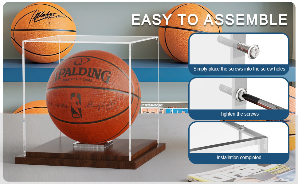 Basketball display case