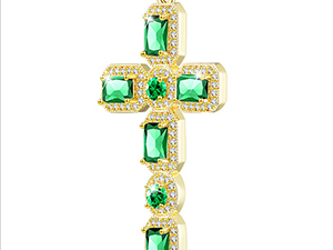 Linawe Cross Charm Pendant Chain Necklace for Women Trendy