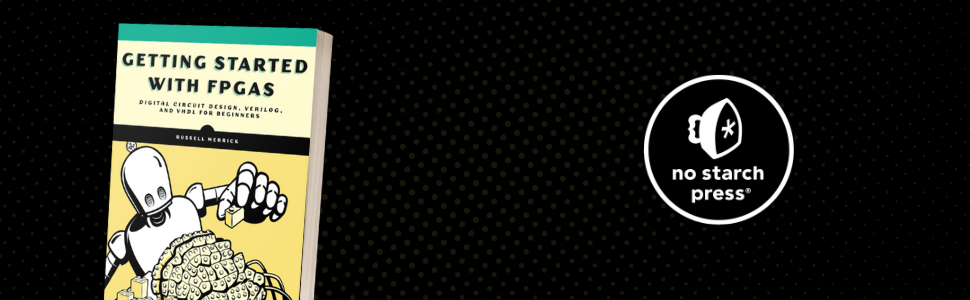 Copy of Getting Started with FPGAs on black background with No Starch Press logo