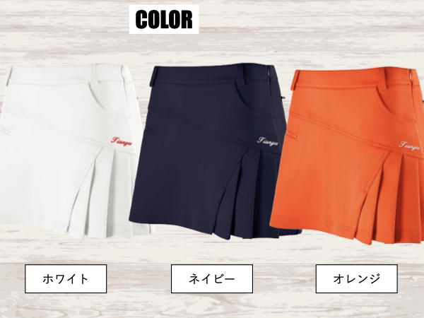 Amazon.co.jp: [エムシング] 5色展開 スカート ゴルフウェア