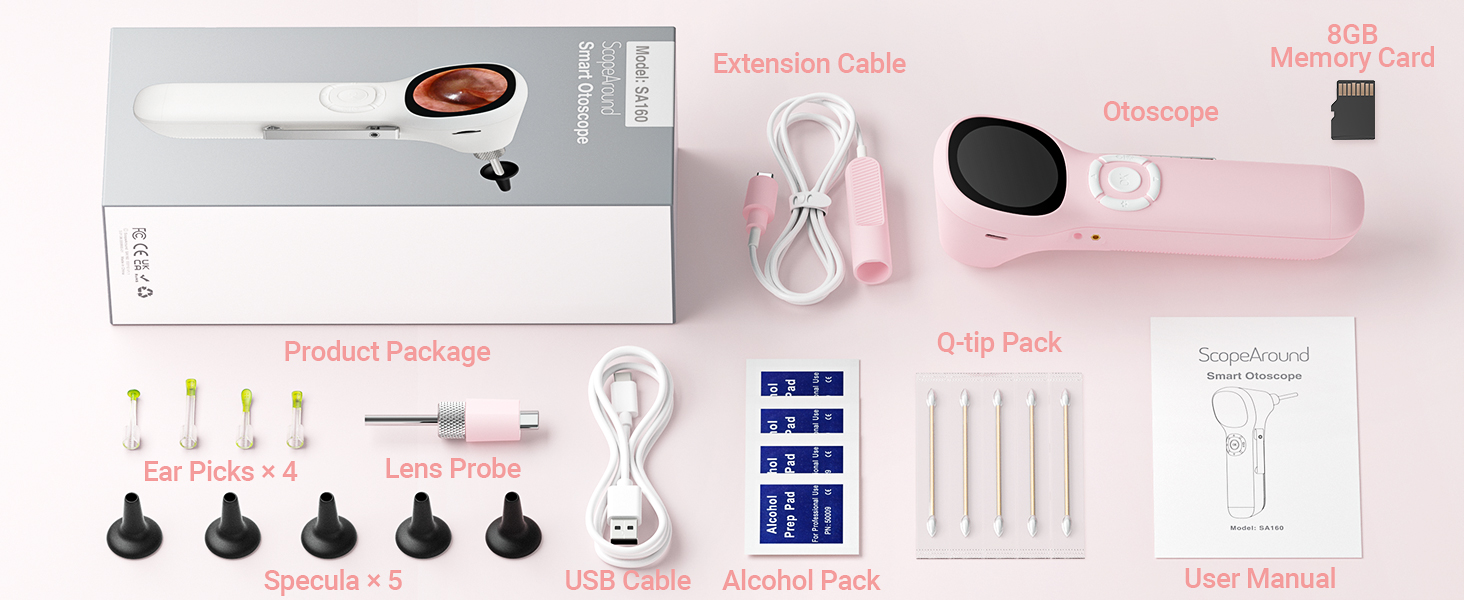 otoscope with light ear scope digital otoscope for kids smart otoscope for iphone