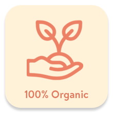 100% organic