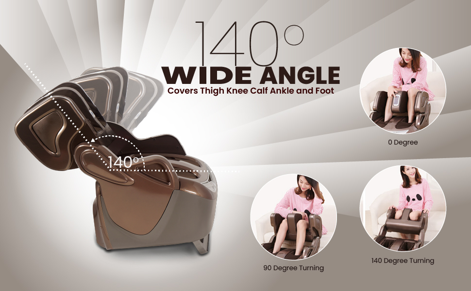 Apollon 868/416 For legs, legs, thigh and knee massage, 360 ° full rap airbags, 3 levels of separate massage combinations with corded electric (brown) with 3 levels of 3 levels of 3 levels for pain relief heating therapy. 868 angle