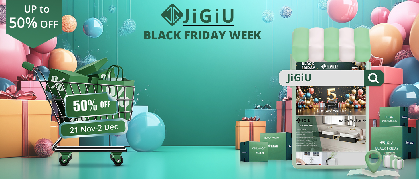 JiGiU 8-Piece Magnetic Screwdriver Set 2 in 1 Dual Purpose Screwdrivers Removable Magnetic Phillips Screwdriver and Flat Head Screwdriver Tool Kit with 8 Hex Keys for Home Repair, Improvement, Craft 11 BLACK FRIDAY SALE