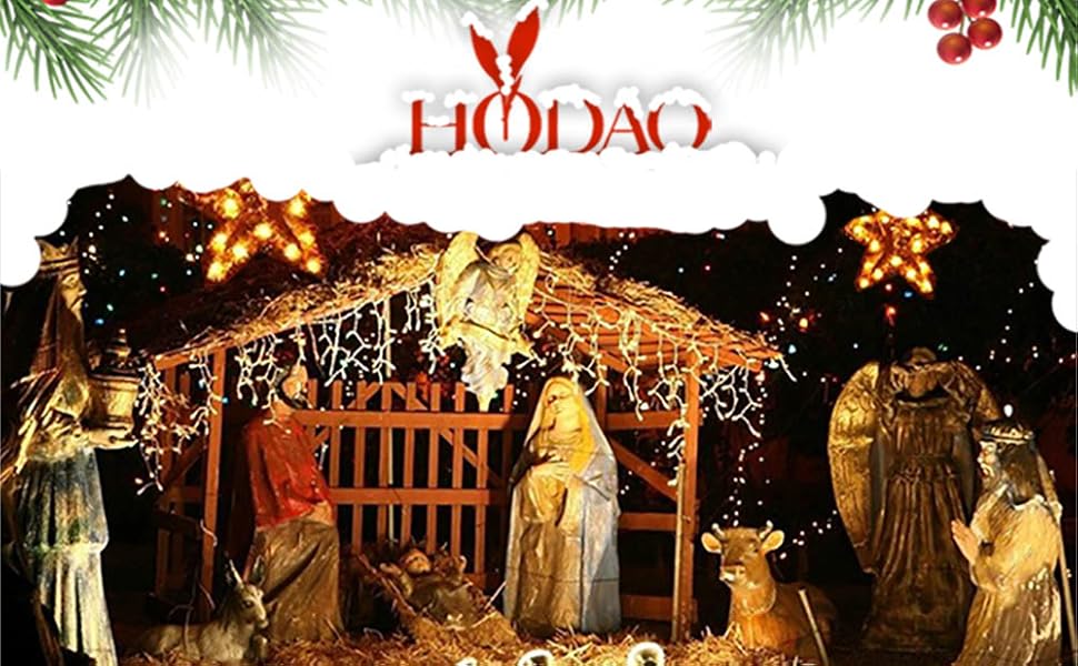 Nativity Sets for Christmas Indoor Holy Family Figuriner Decoration and Display on