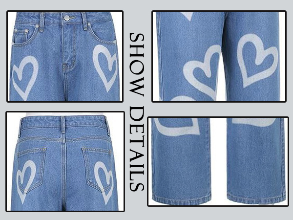 パンツ Heart logo Rigid Baggy Denim pants 1607577204127be5b8c412a73b391c