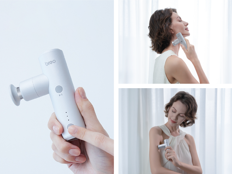 Amazon | breo 全身ケア 筋膜リリース 3種類アタッチメント付属