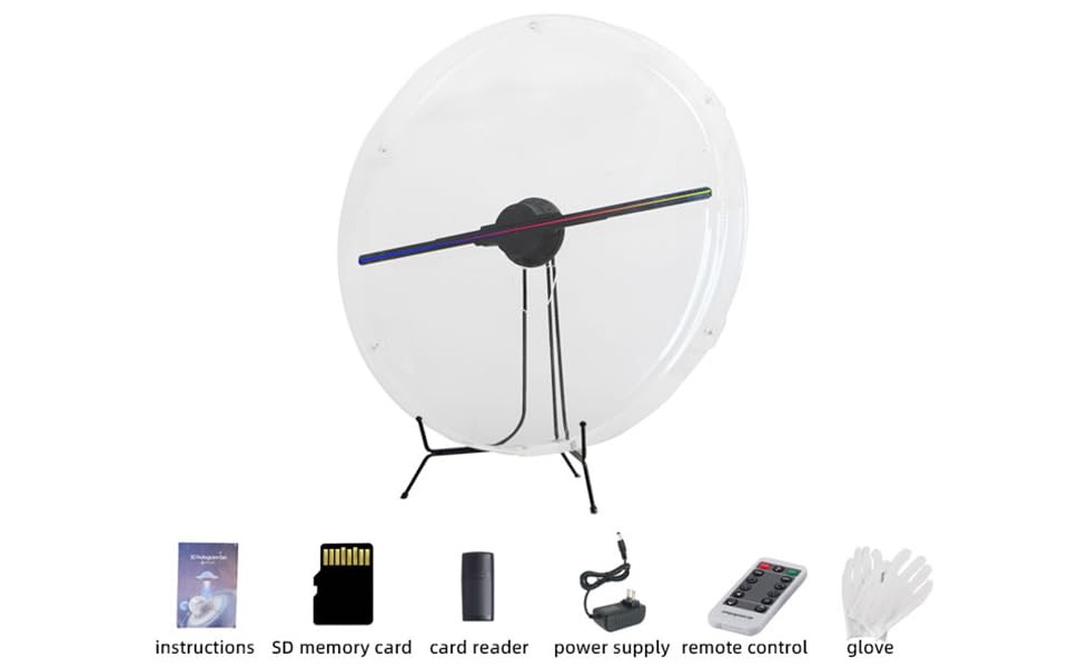 3d hologram fan
