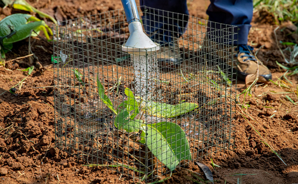 Hacaroa 10 Pack Wire Plant Protectors from Animals, 12"x12