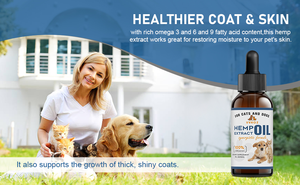 Pet Hemp Oil for Dogs and Cats