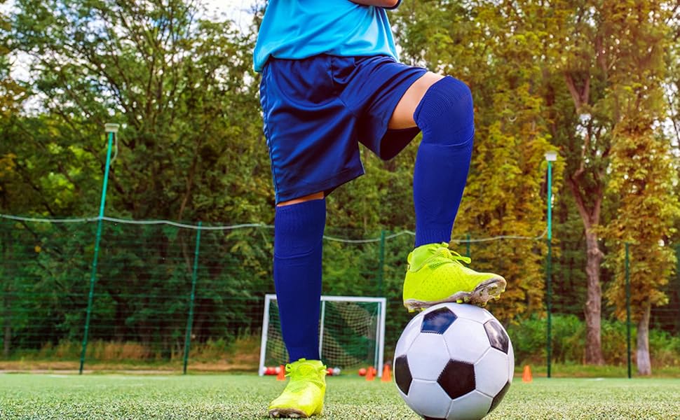 boys Youth Soccer Shin Guard Socks