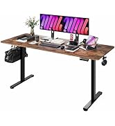 Monomi Electric Standing Desk, 71 x 31.5 inches Height Adjustable, Ergonomic Home Office Sit Stan...