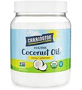 Carrington Farms Organic Virgin Cold Pressed Coconut Oil for Cooking, Nutrient Dense, Unrefined, ...