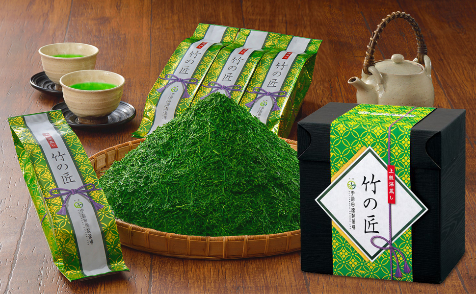 Amazon | 京都・宇治田原製茶場 上級 深蒸し 竹の匠 高級 茶葉
