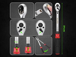 This torque wrench extends the life of high-performance components and prevents damage from over-tig