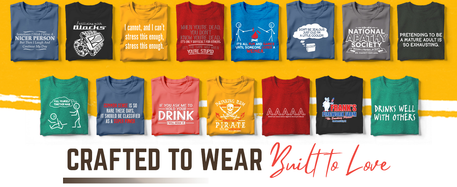 graphic tees sarcastic shirts for men mens graphic t-shirts funny big and tall men's graphic