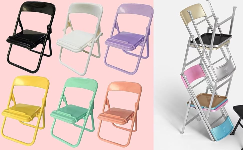 Cyauskoe Mini Foldable Chairs, Small Foldable Chair Toys
