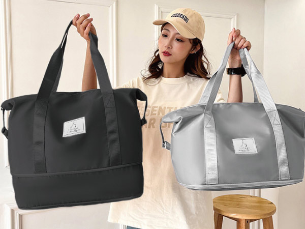 Amazon | hichago ボストンバッグ 【サイズが広がる】 旅行