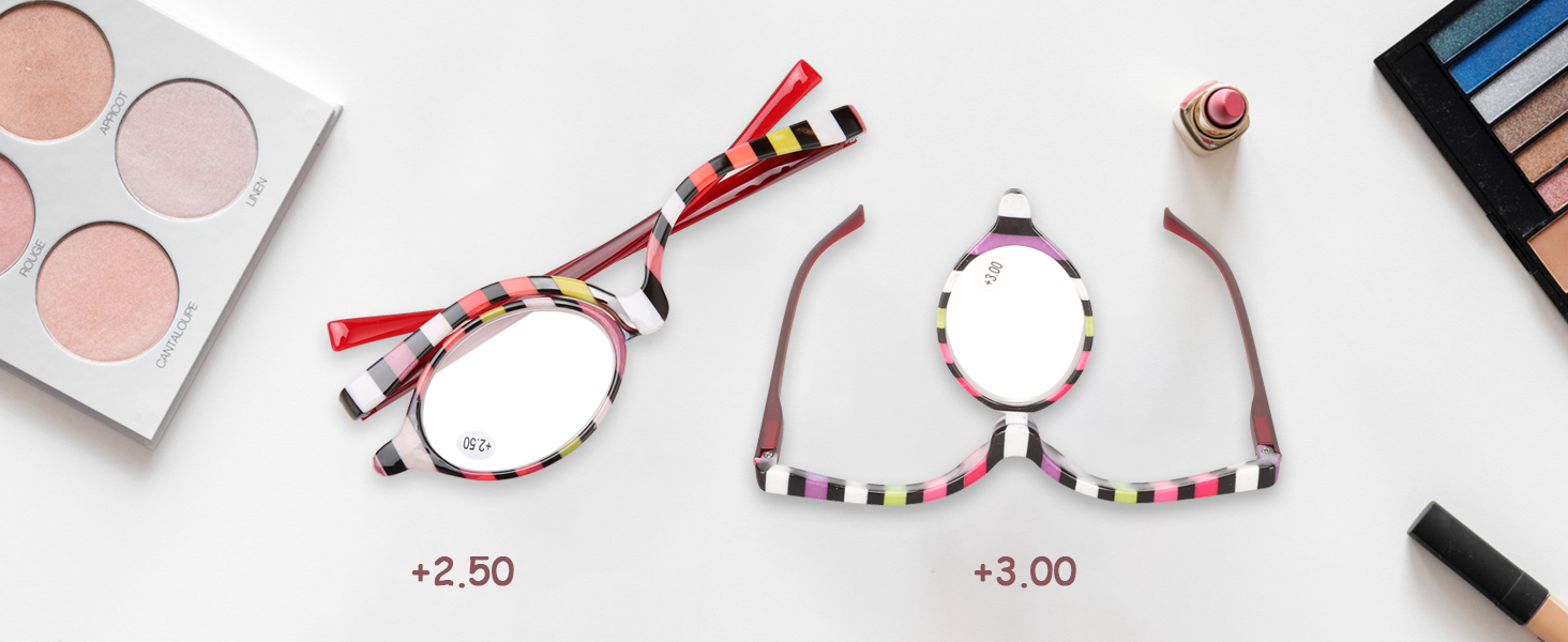 magnifying makeup eyeglasses