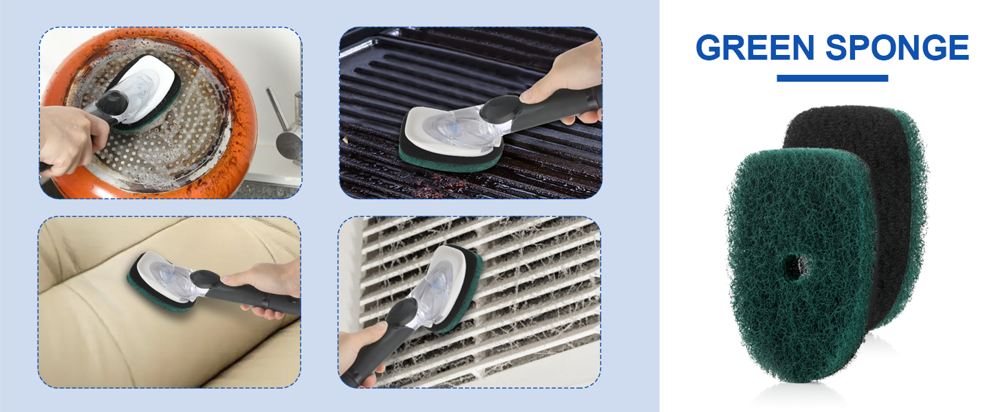 LANMU Replacement Sponge Refills Compatible with OXO Good