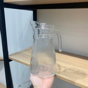 water jug 2 litre glass water jug and glass set water jug 1.5 litre glass water pitcher Jug