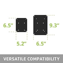 Versatile compatibility 5.2x6.5 and 6.5x9.3