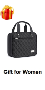 black toiletry bag