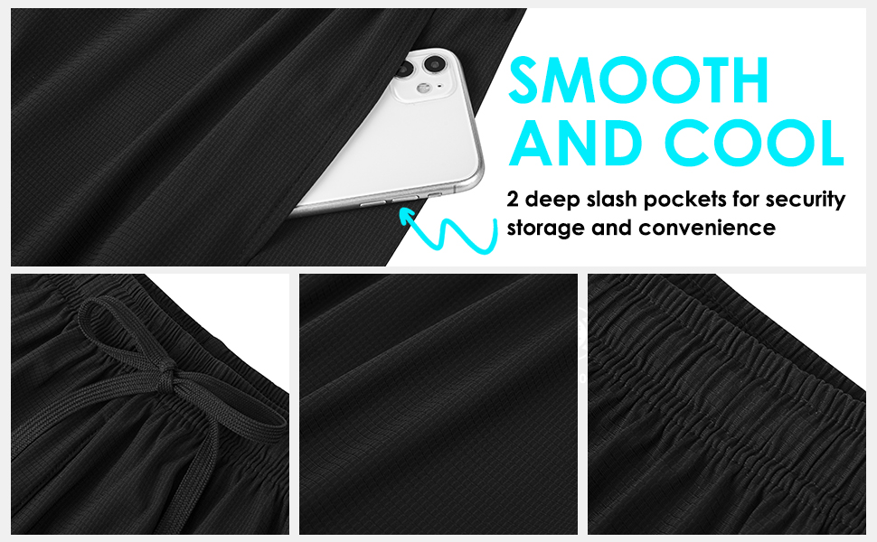 2 Pack Mens Running Athletic Shorts for Men's Lightweight Workout Gym Shorts Quick Dry Hiking Basketball 4 SMOOTHAND COOL