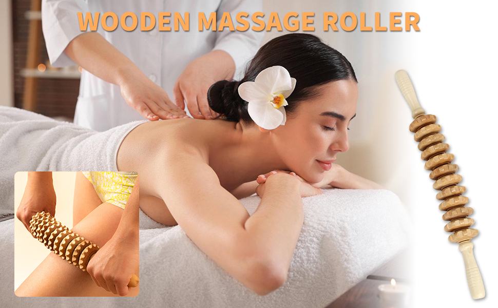 Wooden roller massage
