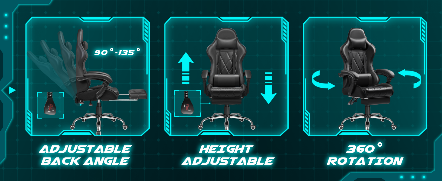 Height and Back Adjustable