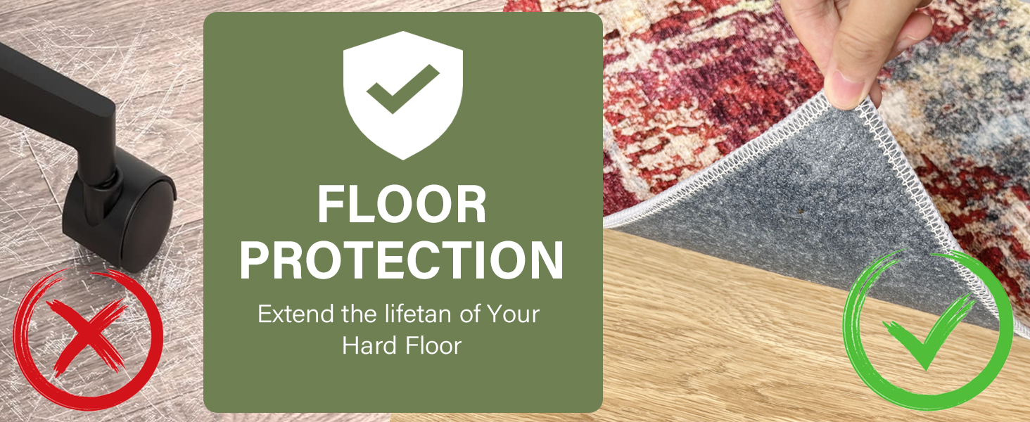 WTHYGB Office Chair Mat for Hardwood Floor Abstract