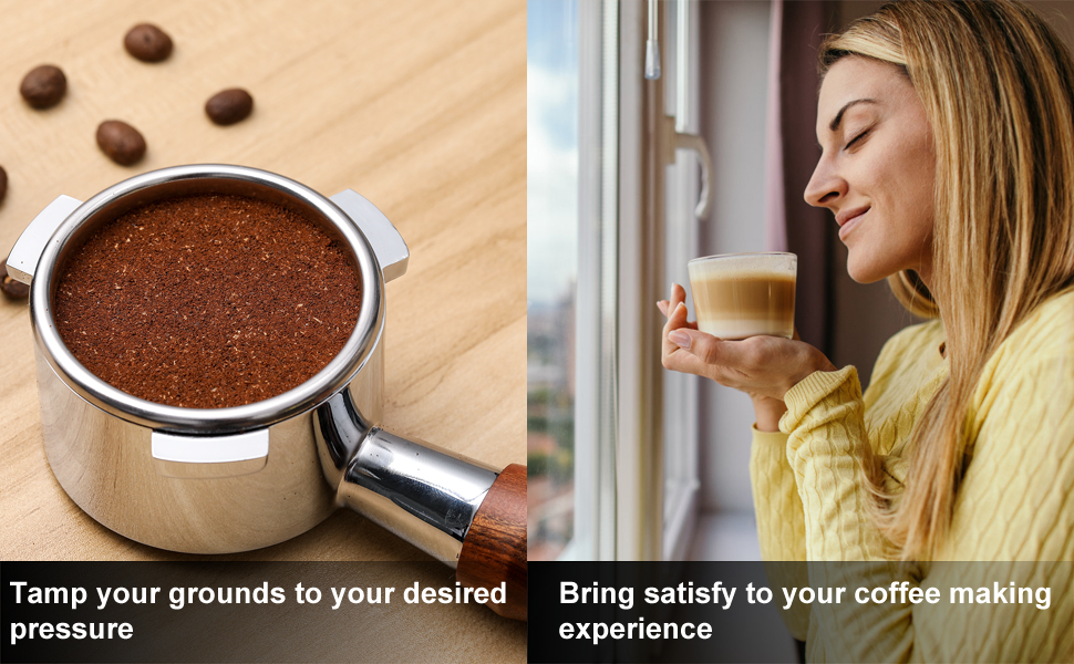 53mm Coffee Distributor & Tamper, Espresso Distribution